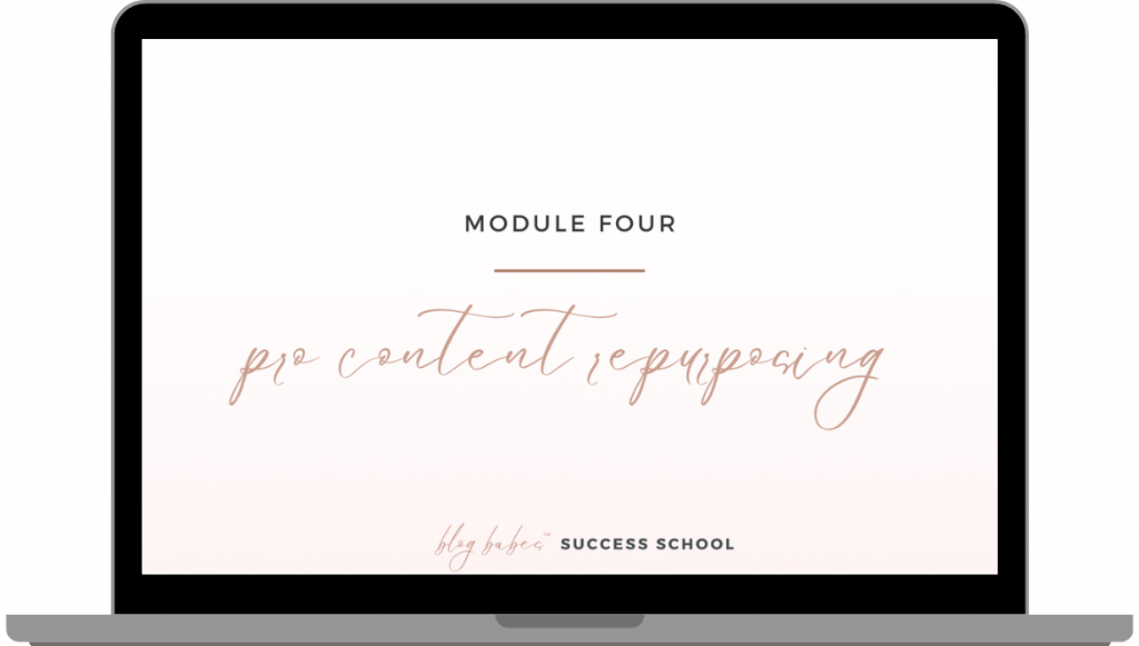 module four content repurposing